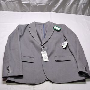 Flag & Anthem Mens Classic Dark Gray Blazer with Tailored Fit‎ Avenmore Size L